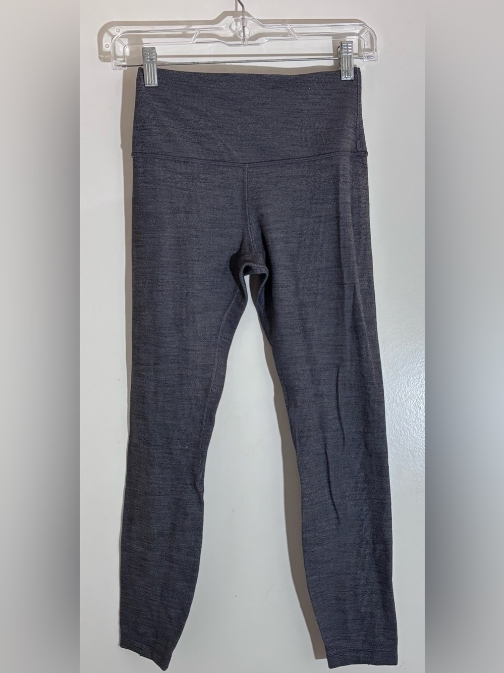 Lululemon Align Pant II Heathered Herringbone Gray Hi Rise